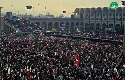 تصاویر خبر فوری از آخرین ساعات وداع با رهبر شهید در مصلای تهران