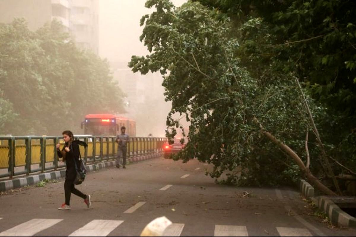 هشدار طوفان لحظه ای در تهران