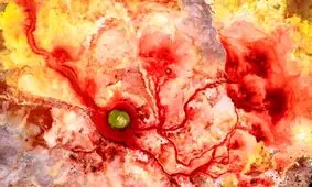 دریاچه "چشم شیطان" در شمال غربی استان چینگهای چین