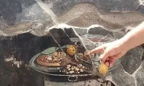 نقاشی دیواری ۲۰۰۰ ساله در پمپئی ایتالیا، «پیتزا» است؟/ ویدئو
