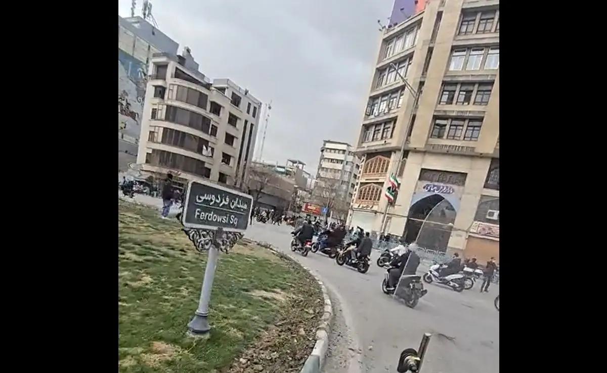 میدان فردوسی تهران بعد از حمله هوایی/ ویدئو
