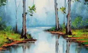 نقاشی‌هایی که از بوم فرار می‌کنند/ ویدئو