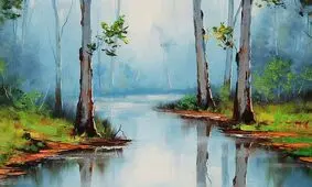 نقاشی‌هایی که از بوم فرار می‌کنند/ ویدئو
