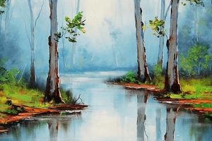 نقاشی‌هایی که از بوم فرار می‌کنند/ ویدئو