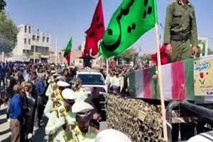 مراسم تشییع پیکر خانواده شیخی در خمین/ ویدئو