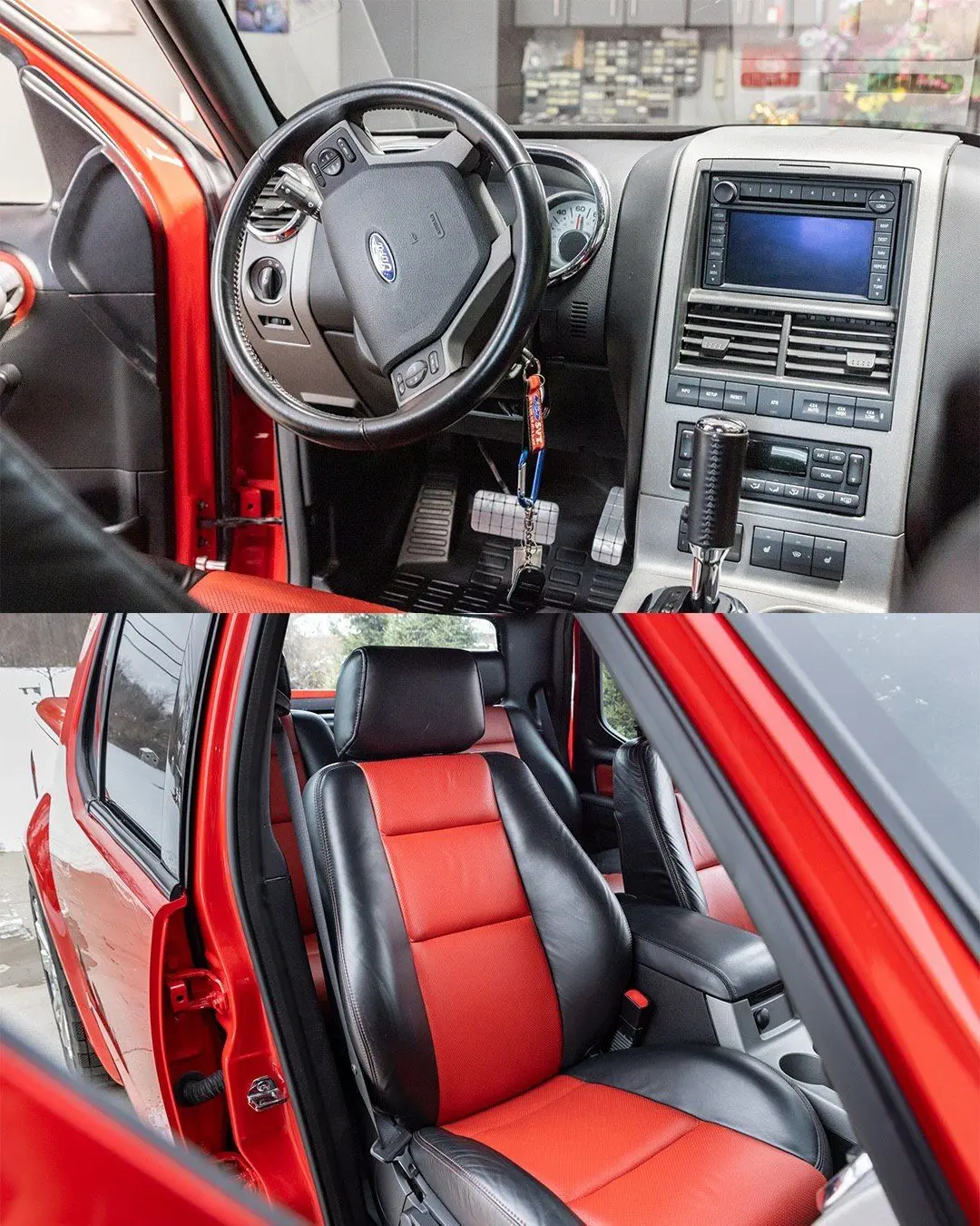 نمای بدنه و طراحی خارجی خودروی مفهومی Ford SVT Adrenalin با پیشرانه V8 و نشان اختصاصی بخش SVT فورد.