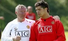 تقدیر از کریستیانو رونالدو با حضور فرگوسن