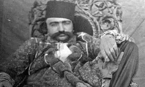 کاریکاتور ناصرالدین‌شاه در روزنامه انگلیسی