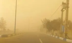 باد و باران و خاک در نقاط مختلف کشور