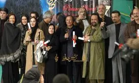 چهره بازیگران مشهور در جشن حافظ 1382؛ از مدیری و حیایی تا پرستویی/ تصاویر