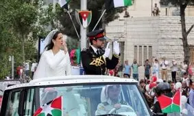 ماشین عروس سلطنتی اردن/ ویدئو