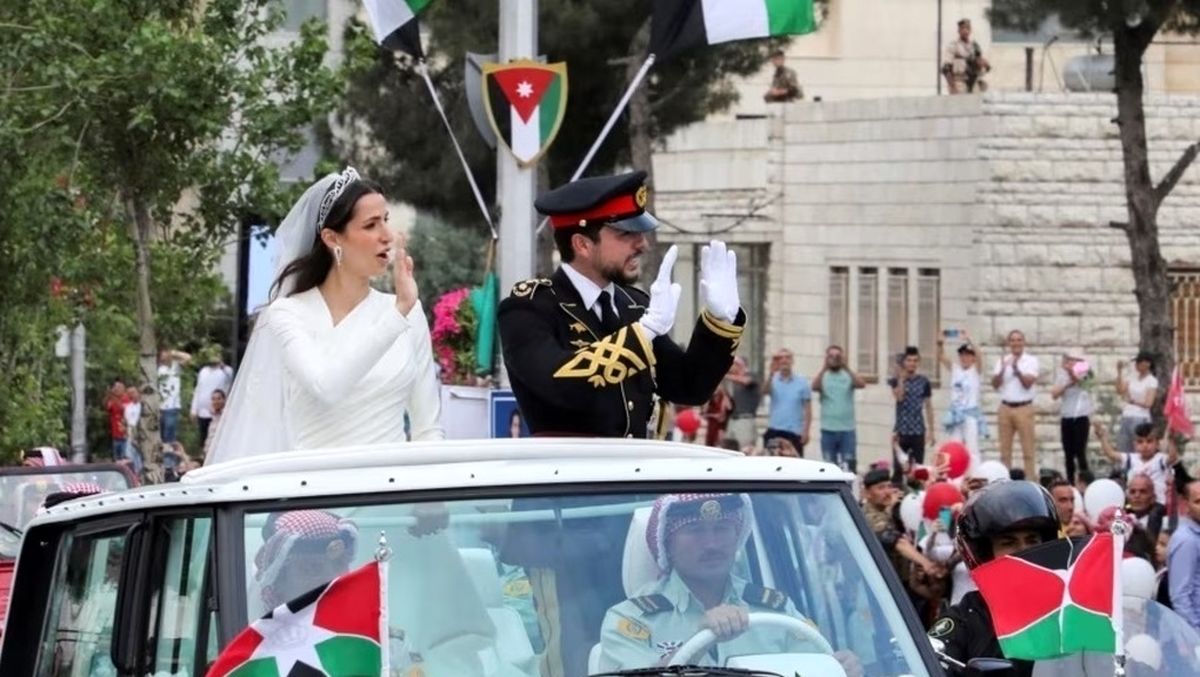 ماشین عروس سلطنتی اردن/ ویدئو