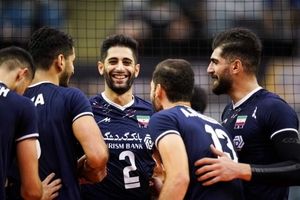 پیروزی مقتدرانه والیبال ایران مقابل اسلوونی

