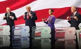 گزارشی از قرعه‌کشی جام جهانی 2026 در واشنگتن/ ایران در گروه G با بلژیک، مصر و نیوزلند همگروه شد/ سالن برگزاری از نگاه دوربین فیفا/ ایران در بازی افتتاحیه نخواهد بود/ قرعه‌کشی نمادین رؤسای جمهور کشورهای میزبان؛ آمریکا، کانادا و مکزیک