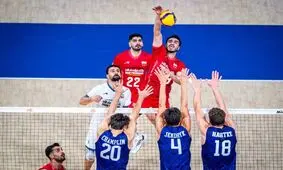 شکست تیم ملی والیبال برابر آمریکا