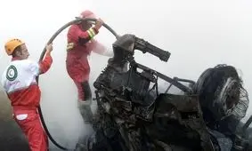 سقوط مرگبار تانکر سوخت در حیران آستارا