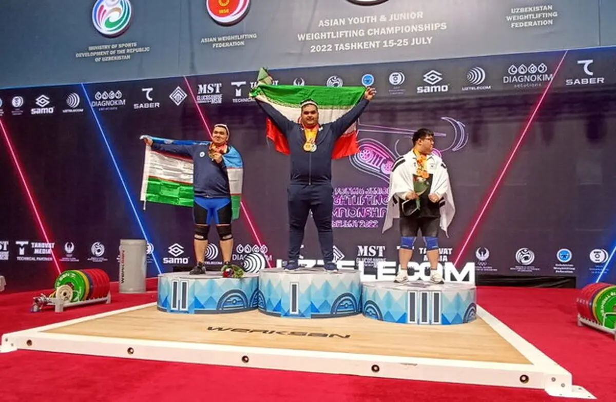 ۲ طلا و ۴ نقره وزنه برداران ایران در آخرین روز قهرمانی جوانان آسیا

