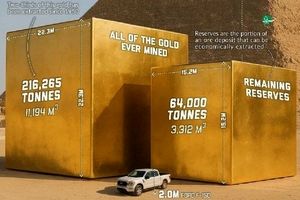 طلای جهان در حال تمام شدن است