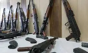 کشف ۱۹ قبضه سلاح غیر مجاز در چهارمحال و بختیاری