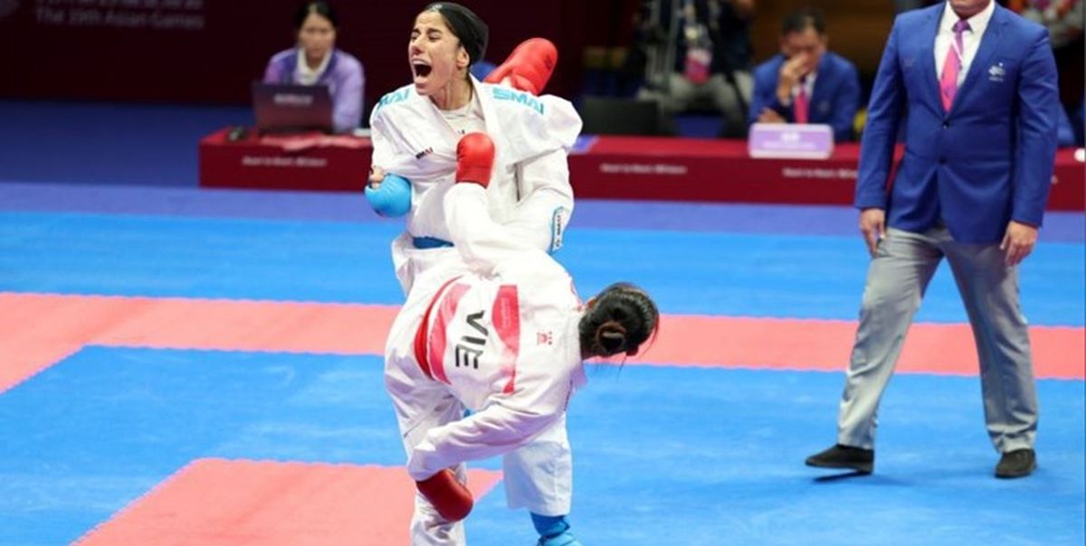 فاطمه سعادتی برنز کاراته بازی‌های آسیایی را گرفت/ ویدئو