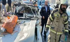 تصادف مرگبار در صالح آباد تهران