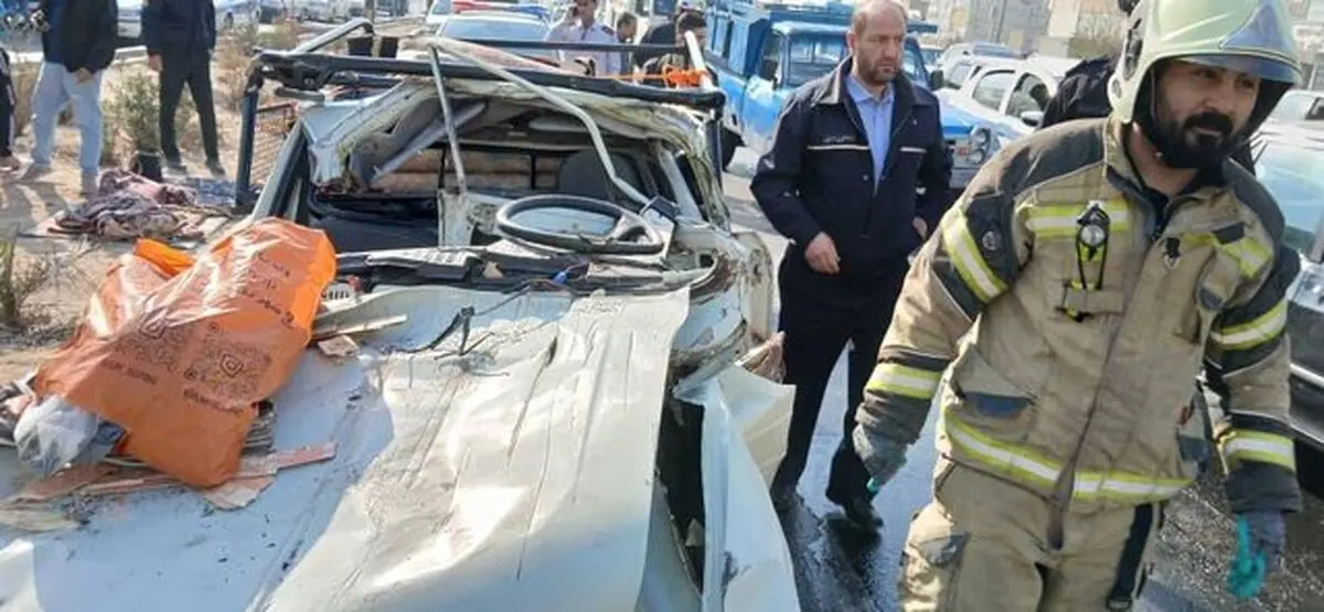 تصادف مرگبار در صالح آباد تهران
