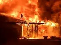 آتش‌سوزی مهیب در بغداد/ ویدئو