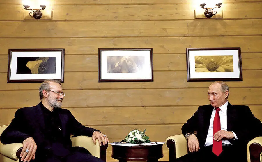 تصاویر دو دیدار علی لاریجانی و ولادیمیر پوتین در ادوار مختلف