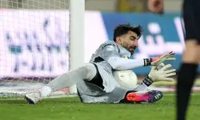 ماجرای تصویر جالب بیرانوند در تمرین پرسپولیس

