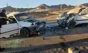 برخورد مرگبار پژو و پراید در محور بهاباد