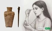 کشف یک سرمه چشم با قدمت ۳ هزار سال متعلق به عصر آهن در ایران 