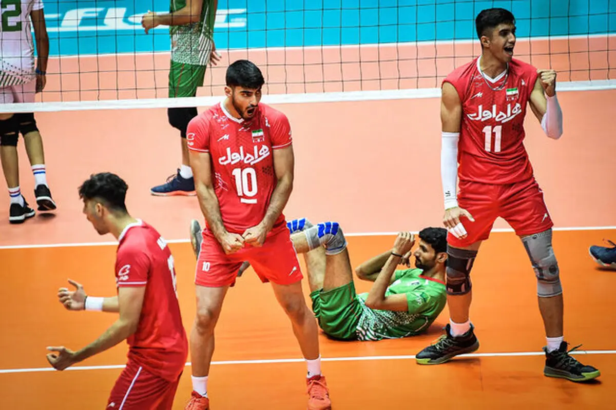 پنجمی تیم والیبال جوانان ایران در جام کنفدراسیون آسیا

