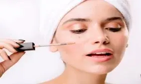 
منطقه ممنوعه صورت برای استفاده از کانسیلر