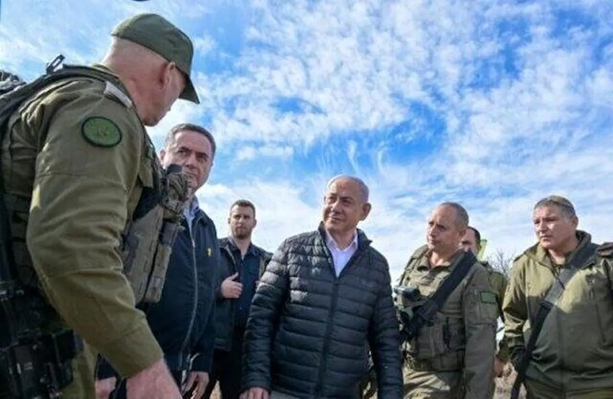 نتانیاهو به پایگاه نظامی نوآتیم رفت