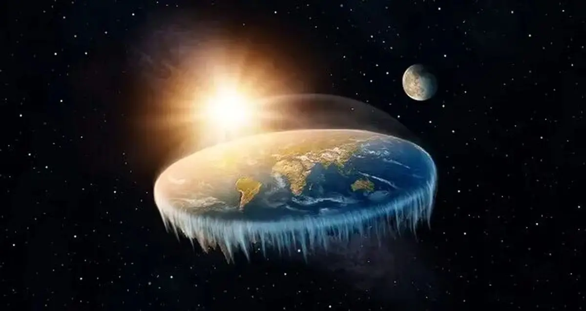 اگر زمین تخت است چرا ما از لبه آن سقوط نمی‌کنیم؟ ت