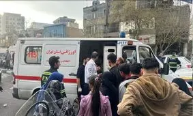 ۲۱ مصدوم تاکنون در حادثه‌ انفجار ساختمان در خیابان قزوین