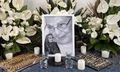 بدرقه ثمینه باغچه‌بان به خانه ابدی/ دانش‌آموزان مدرسه ناشنوایان باغچه‌بان بعد از سال‌ها در حیاط این مدرسه گرد هم آمدند 