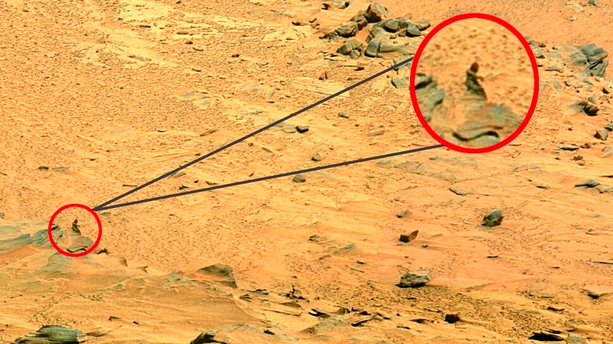 پدیدار شدن چهره‌های آشنا در مریخ/ انسانی که در سیاره سرخ نشسته‌ است