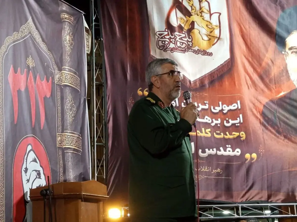 سردار طهماسبی : تقابل جمهوری اسلامی با آمریکا راهبردی و تمدنی است
