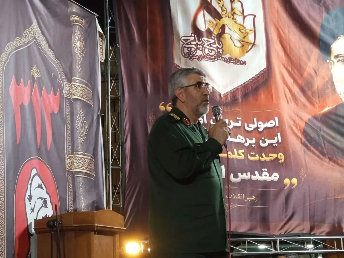 سردار طهماسبی : تقابل جمهوری اسلامی با آمریکا راهبردی و تمدنی است
