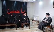 حضور رهبر انقلاب در منزل رئیس‌جمهور شهید حجت‌الاسلام والمسلمین رئیسی/ دیدار خانوادهٔ شهید رئیسی با رهبری در حاشیهٔ مراسم نماز بر پیکر/ ویدئو
