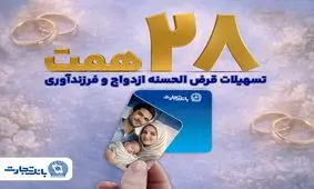 بانک تجارت با اعطای بیش از 28 همت تسهیلات، از جوانان و خانواده‌های ایرانی حمایت کرد

