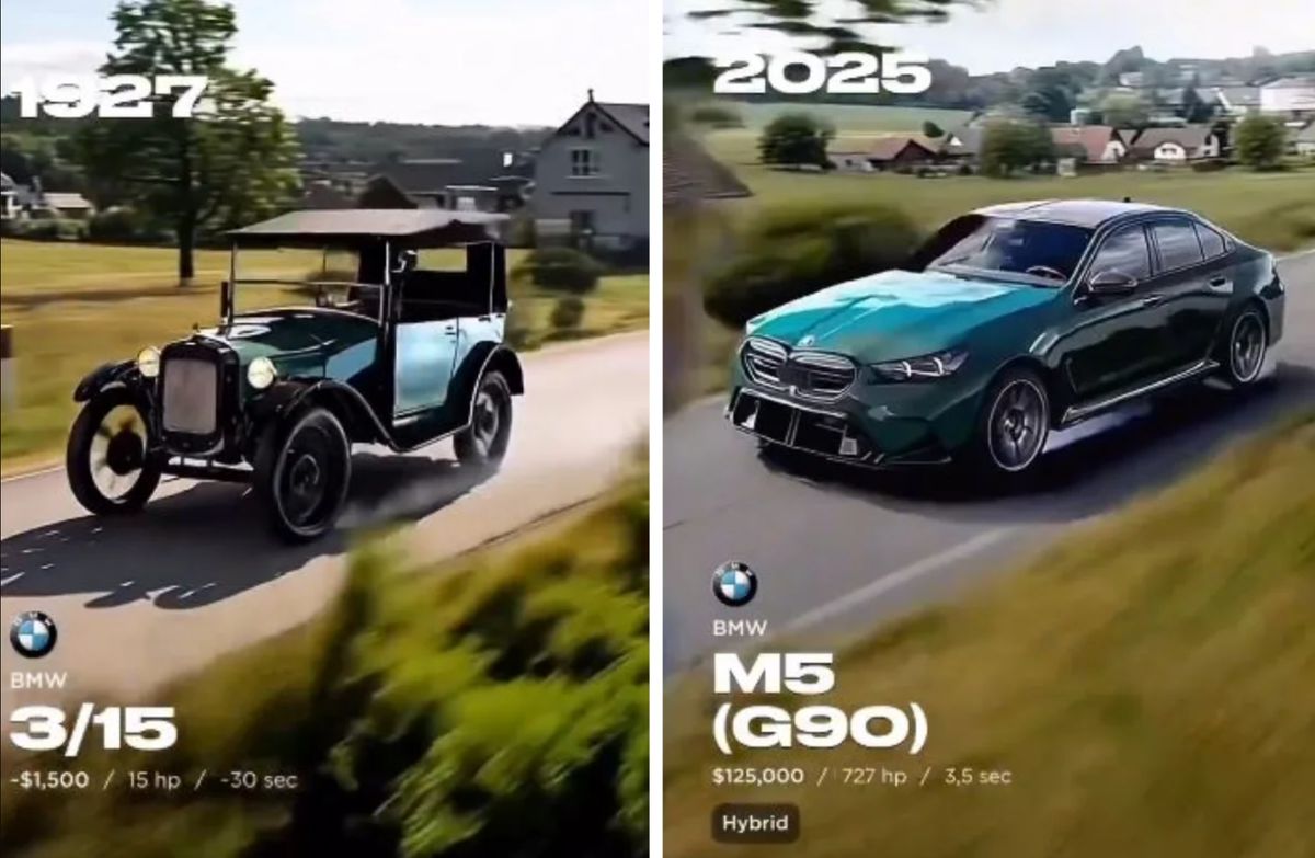 روند تکامل خودروهای BMW از سال ۱۹۲۷ تا ۲۰۲۵/ ویدئو