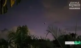 تصاویری جالب از پهپاد حزب الله در آسمان اسرائیل/ ویدئو
