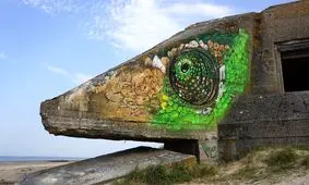 هنر خیابانی؛ هنرمند خلاق فرانسوی که سازه‌های «بتنی» را به «موجودات غول‌آسا» تبدیل می‌کند