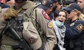 سی‌ان‌ان: 50 استاد دانشگاه و 2400 دانشجو در اعتراضات ضد اسرائیلی در آمریکا بازداشت شده‌اند