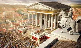 ستون ۱۵۰۰ ساله روم باستان که سال ها میز خانه یک پیرمرد و پیرزن بود!/ عکس

