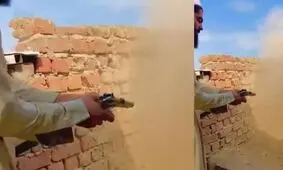 عملکرد تپانچه رگبارزن با بلندترین خشاب در پاکستان/ ویدئو

