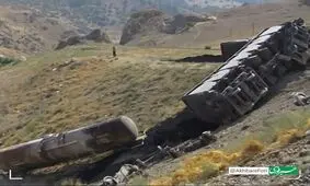 خروج قطار از ریل، راه‌آهن سراسری جنوب را مسدود کرد