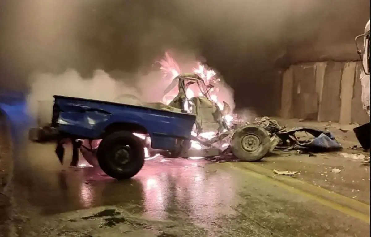 تصادف خونبار در جاده یاسوج -بابامیدان 